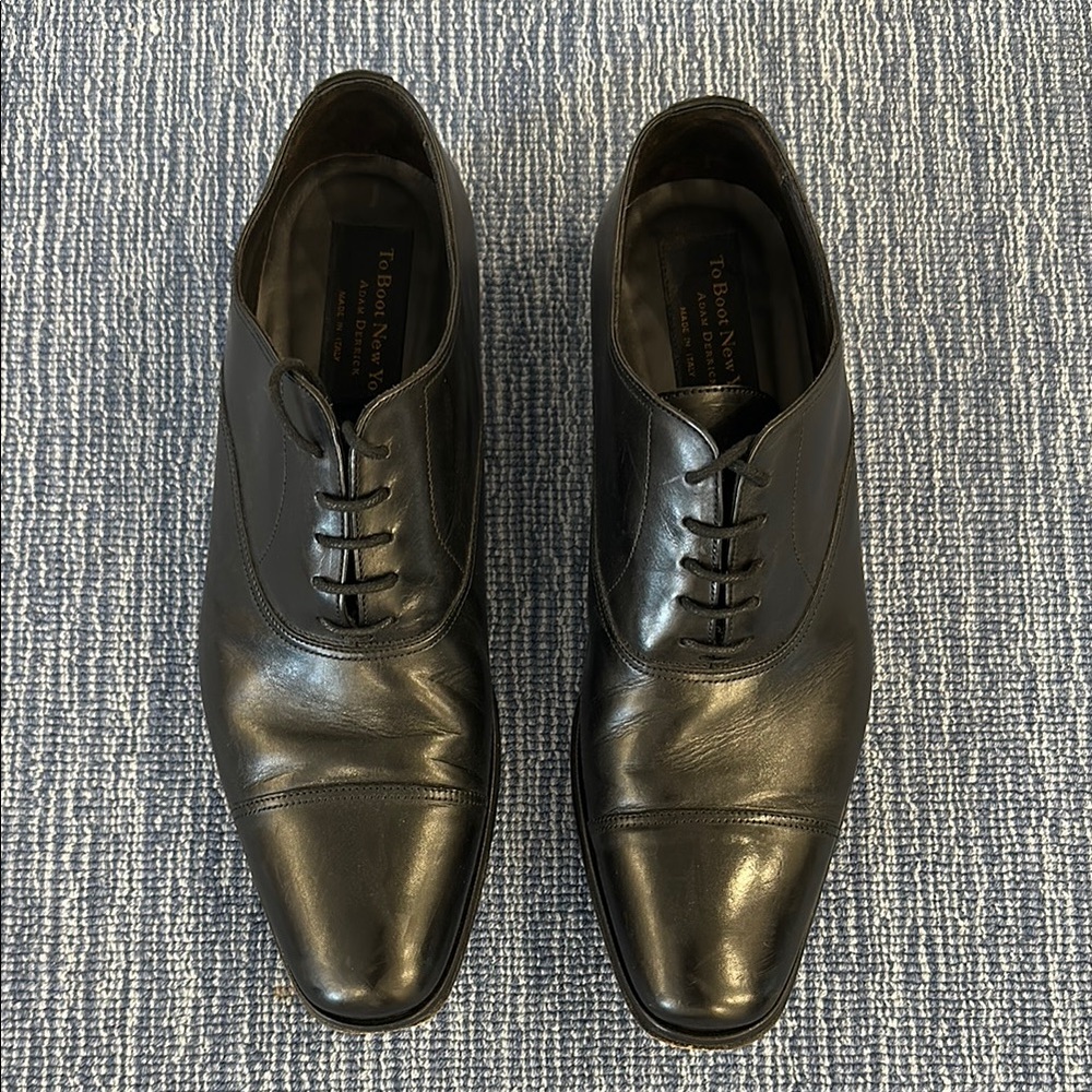 To Boot Black Oxford Shoes Sleek Polished Design